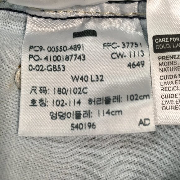 Levis 550 40 x 32 (verified) straight leg red label - Picture 6 of 6